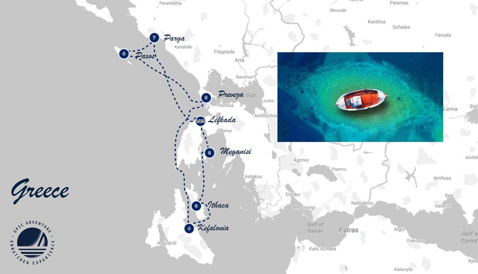 Luxury Catamaran Charter Ionian Islands Suggested Itinerary