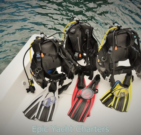 catamaran_tranquility_scuba_gear