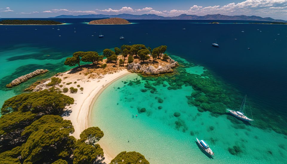 luxury catamaran charter Ionian Islands Meganisi